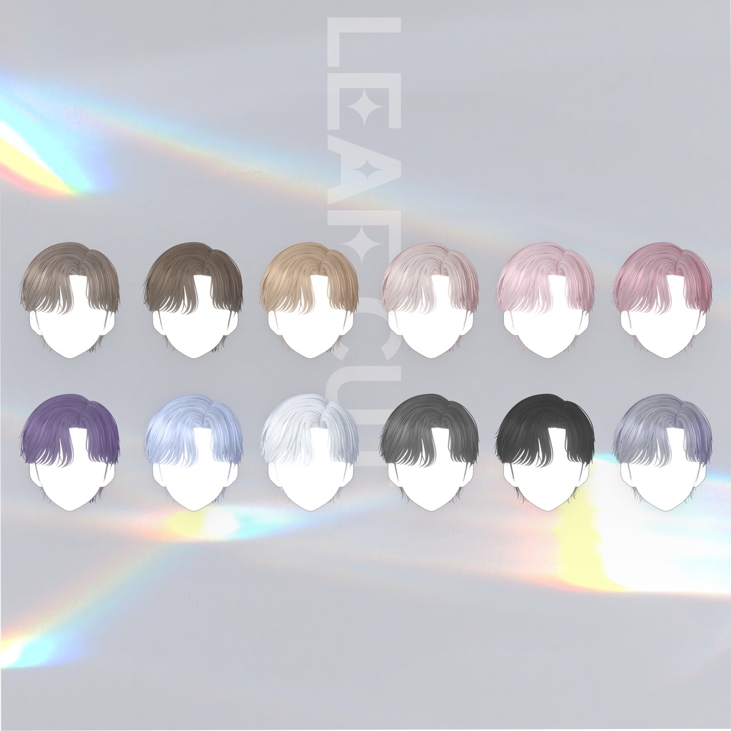 🎈Black friday🎈【4Avatars】 Leaf cut hair