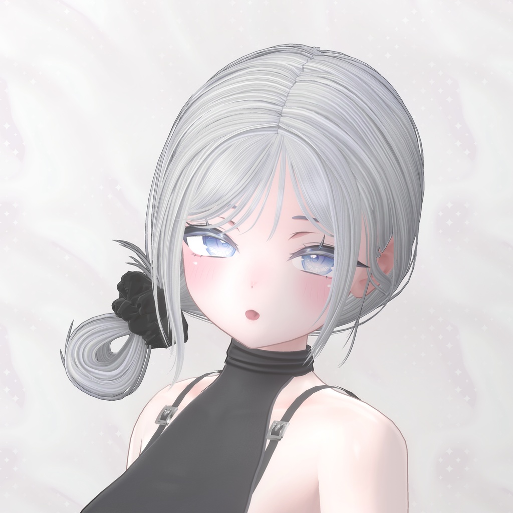 【8Avatars】 Loose side bun hair