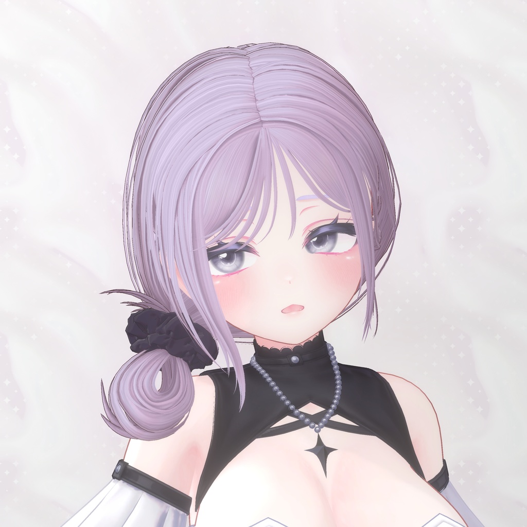 【8Avatars】 Loose side bun hair
