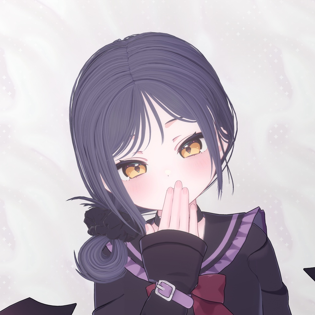 【8Avatars】 Loose side bun hair