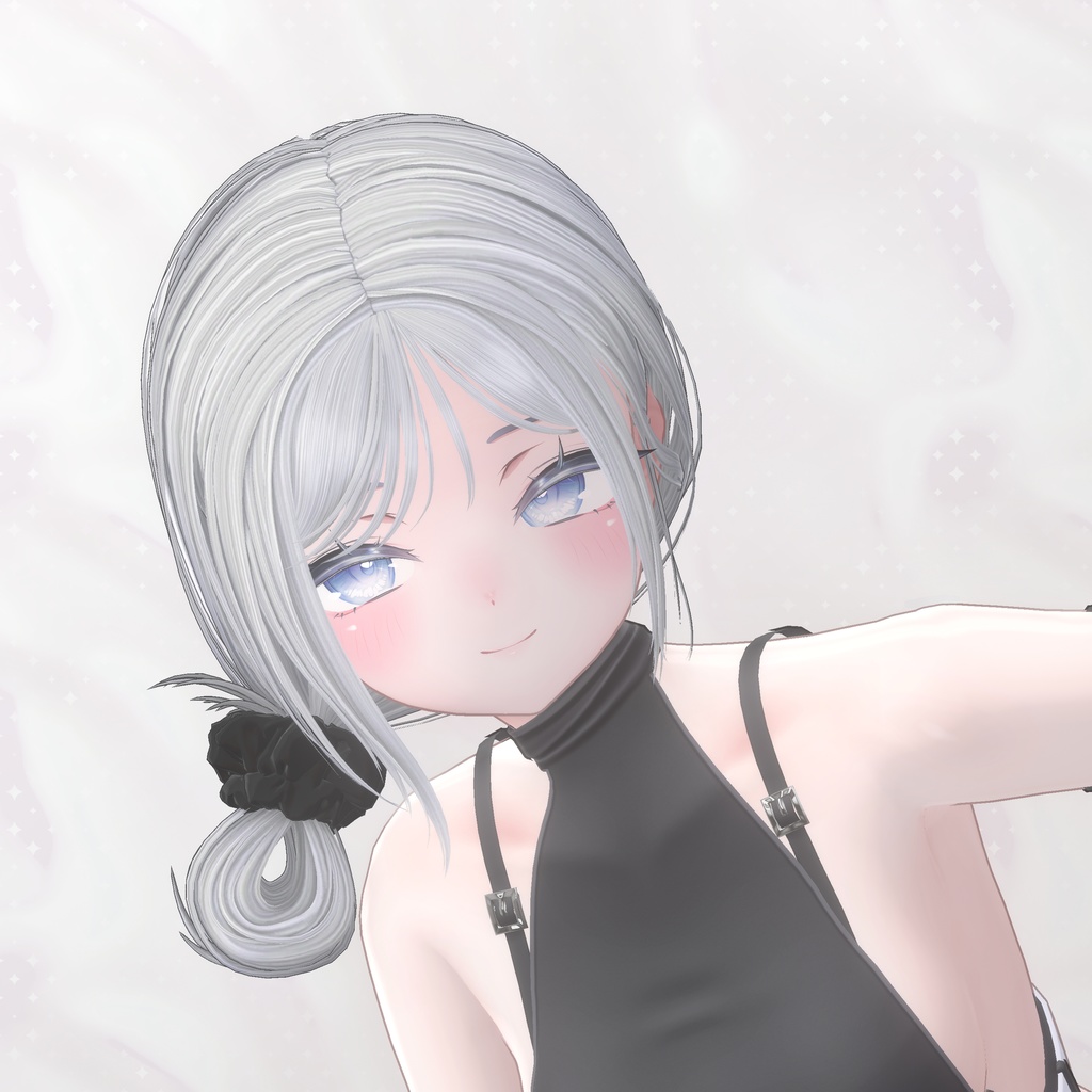 【8Avatars】 Loose side bun hair