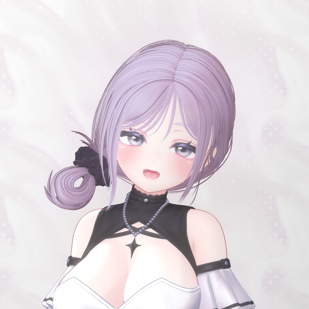 【8Avatars】 Loose side bun hair