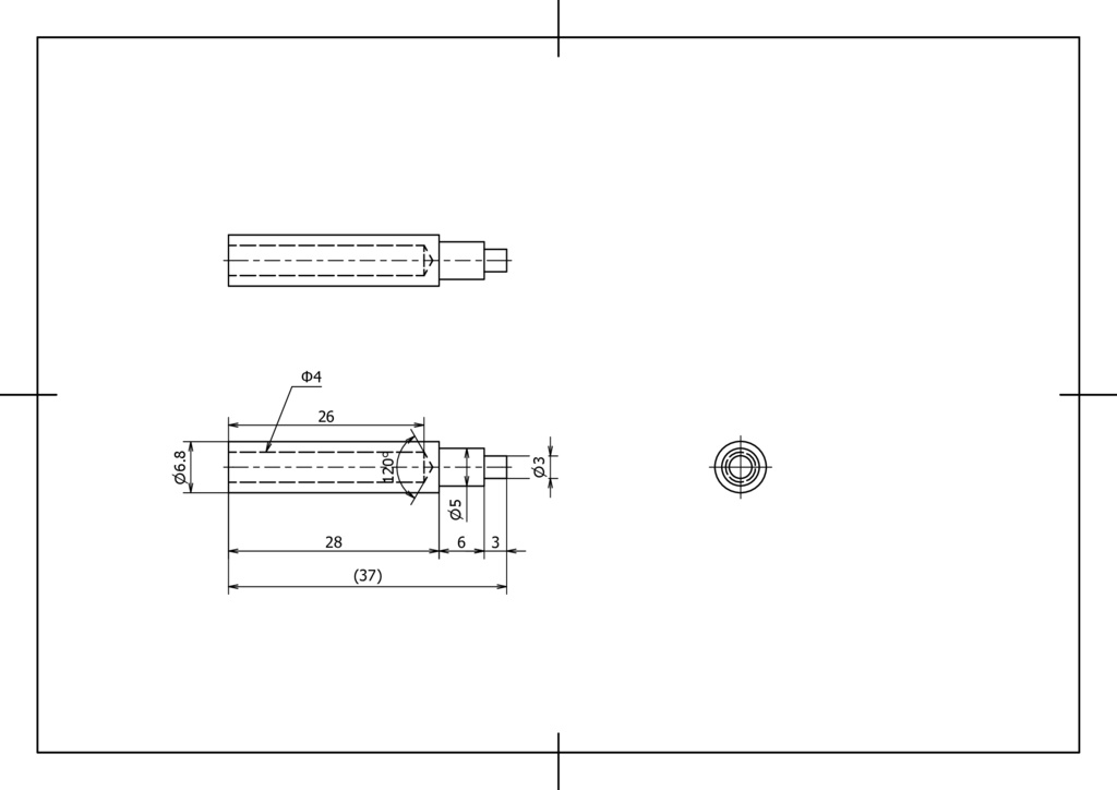 PX280用インサートナット用こて先