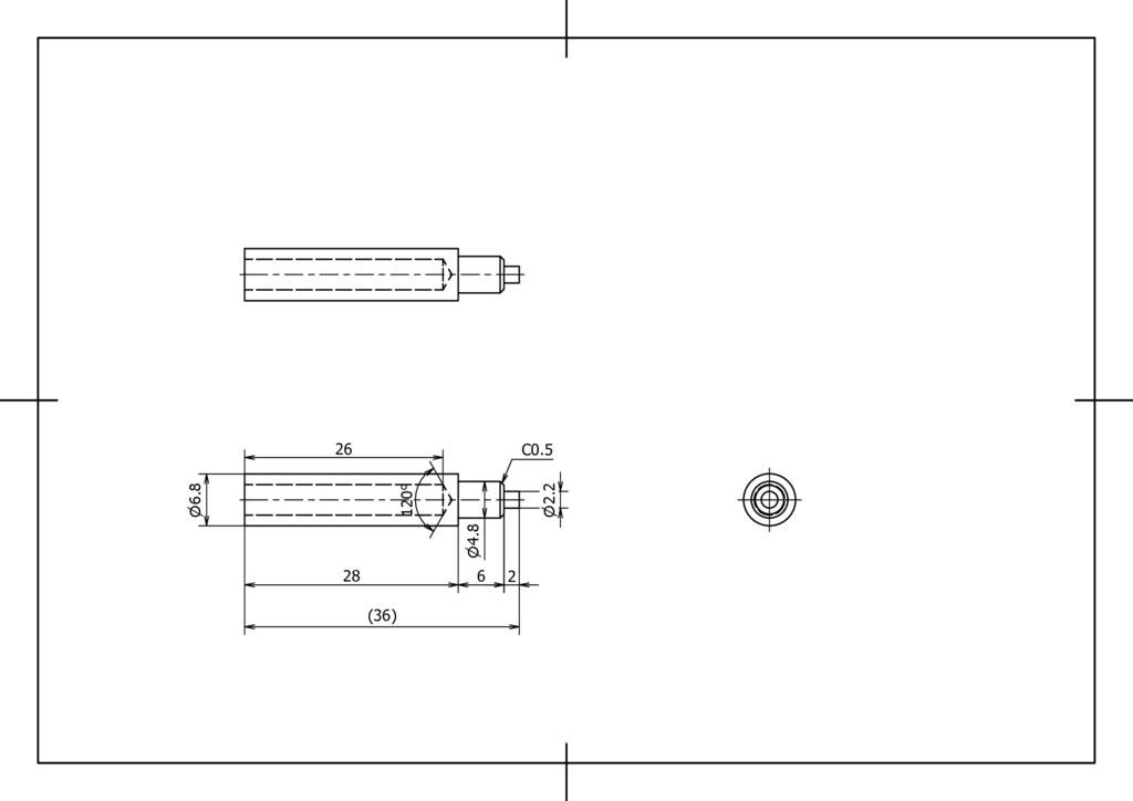 PX280用インサートナット用こて先