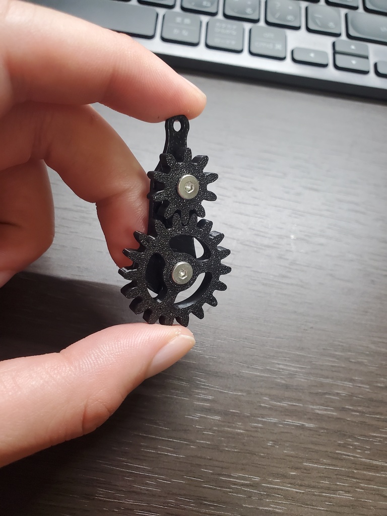 身に付ける機構のキーホルダー