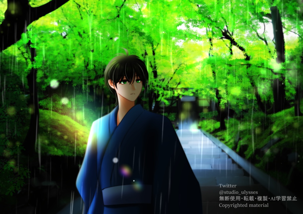 一枚絵制作(背景多め)