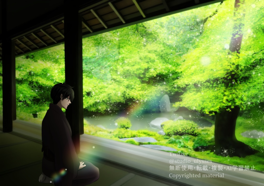 一枚絵制作(背景多め)