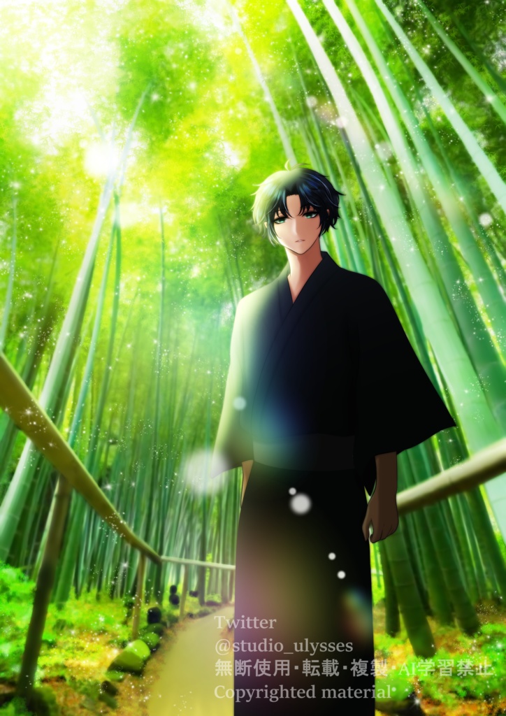 一枚絵制作(背景多め)