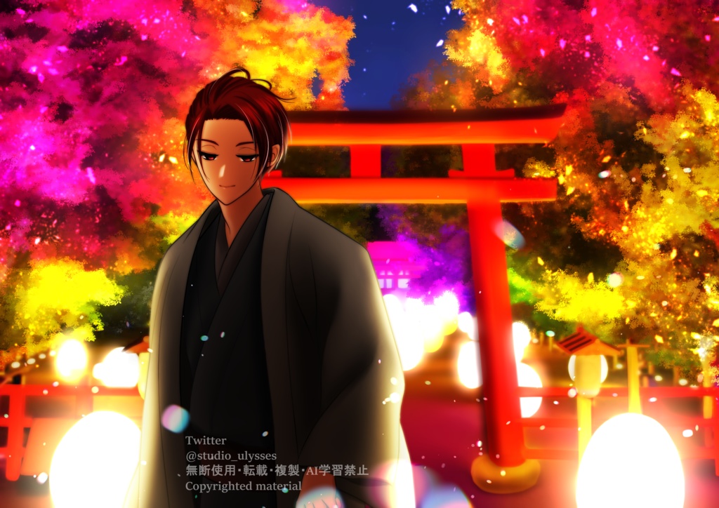 一枚絵制作(背景多め)