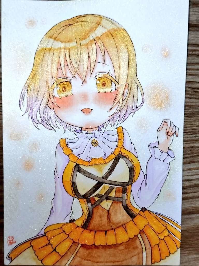 【手描きイラスト】花騎士 ディモルフォセカ