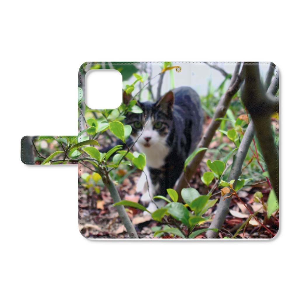 猫様賛歌　手帳型iPhoneケース - iPhone12 / 12 Pro -