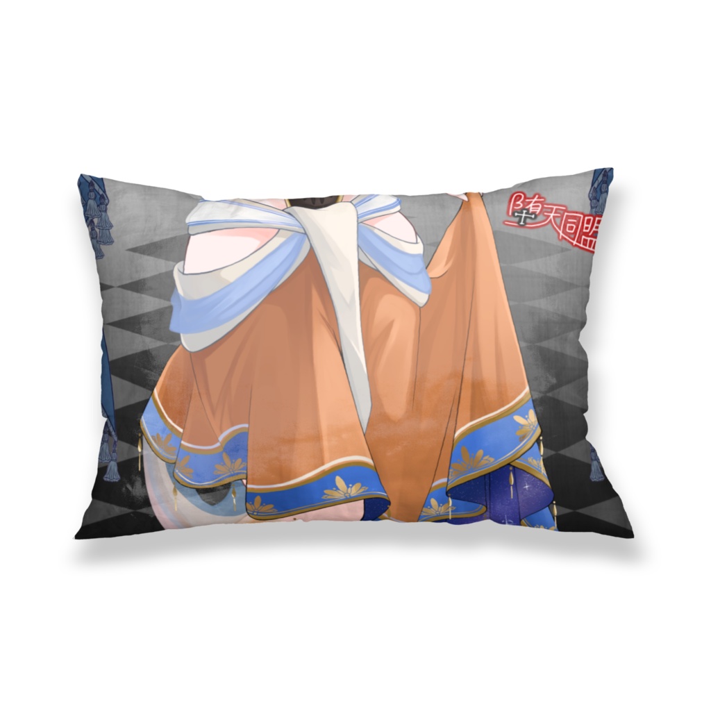 枕カバー(両面) バステト - 43x63cm