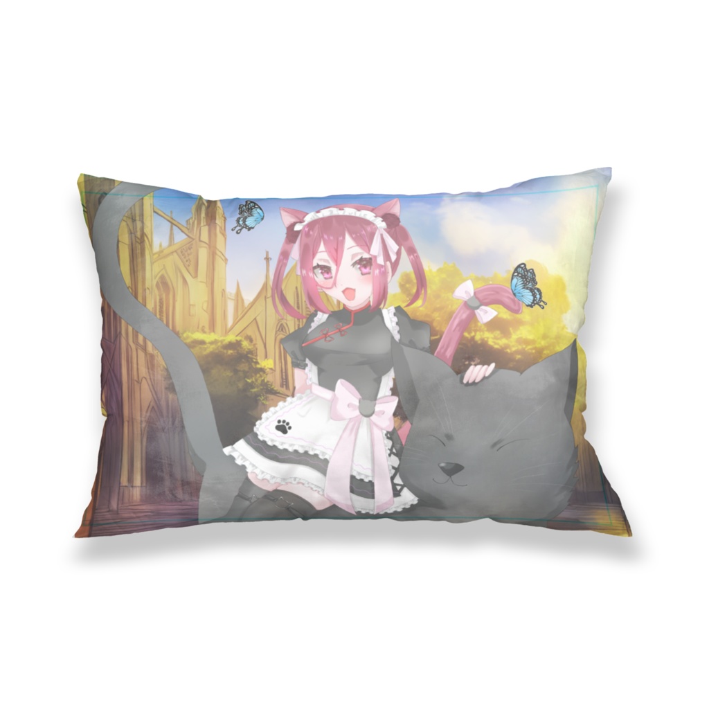 枕カバー(両面) メイド - 43x63cm