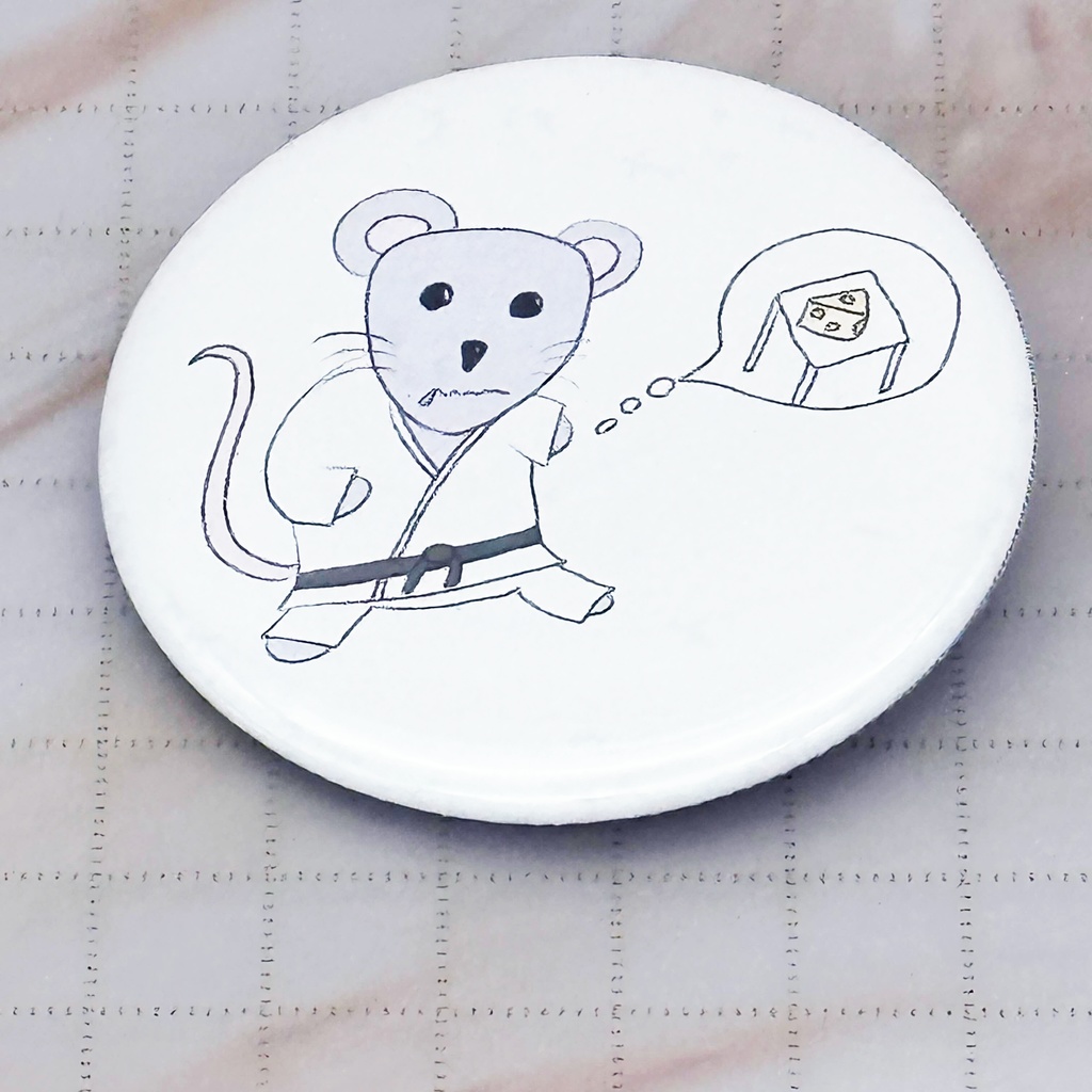 【1点限り】缶バッジ(ネズミ)