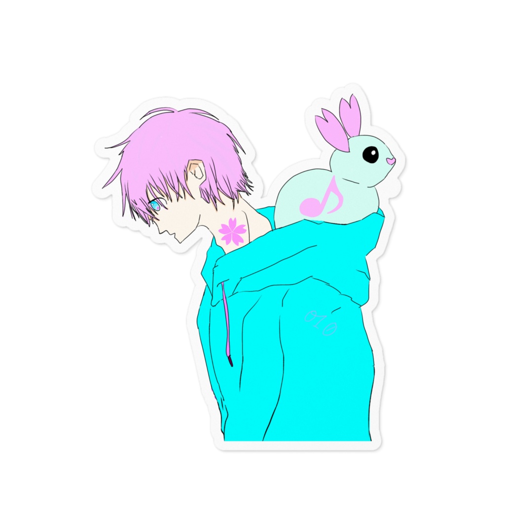 桜兎ステッカー