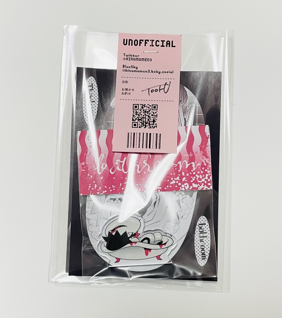 白い頭の二頭身キャラ|自立アクスタ