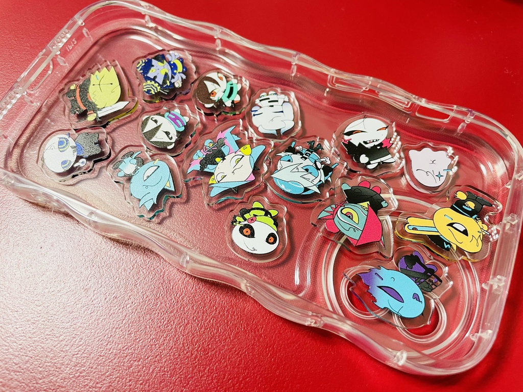 欠陥品二頭身キャラ|シャカシャカパーツ15個セット