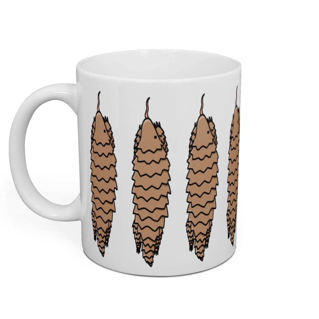 まっすぐセンザンコウのマグカップ
