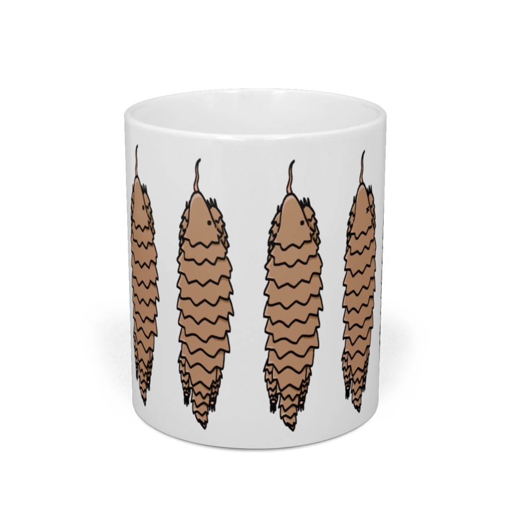 まっすぐセンザンコウのマグカップ