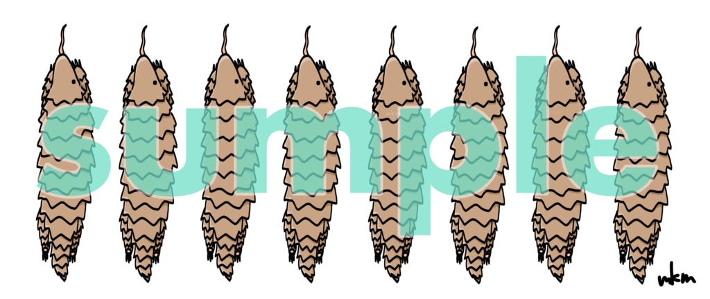 まっすぐセンザンコウのサコッシュ