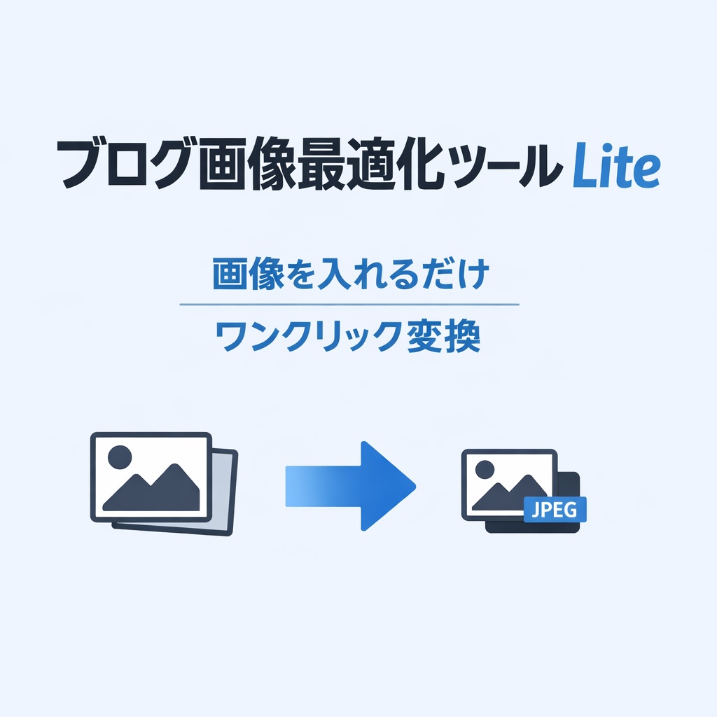 ブログ画像最適化ツール Lite