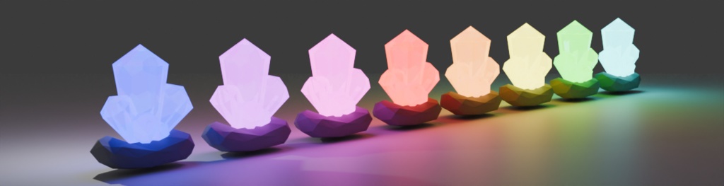 【blend】 クリスタル / Crystal 【原色 / Primary Color】