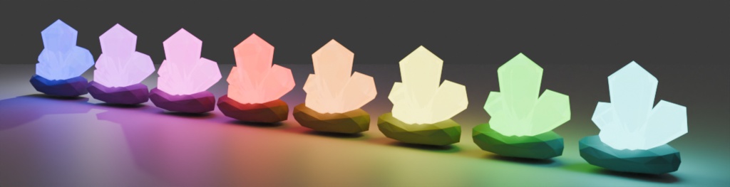 【blend】 クリスタル / Crystal 【原色 / Primary Color】