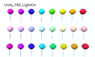 【FBX】【OBJ】 飴 / Candy 【原色とパステルとダーク】