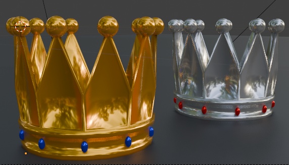 【blend】 王冠 / Crown 【金と銀 / gold and silver】