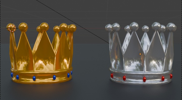 【blend】 王冠 / Crown 【金と銀 / gold and silver】