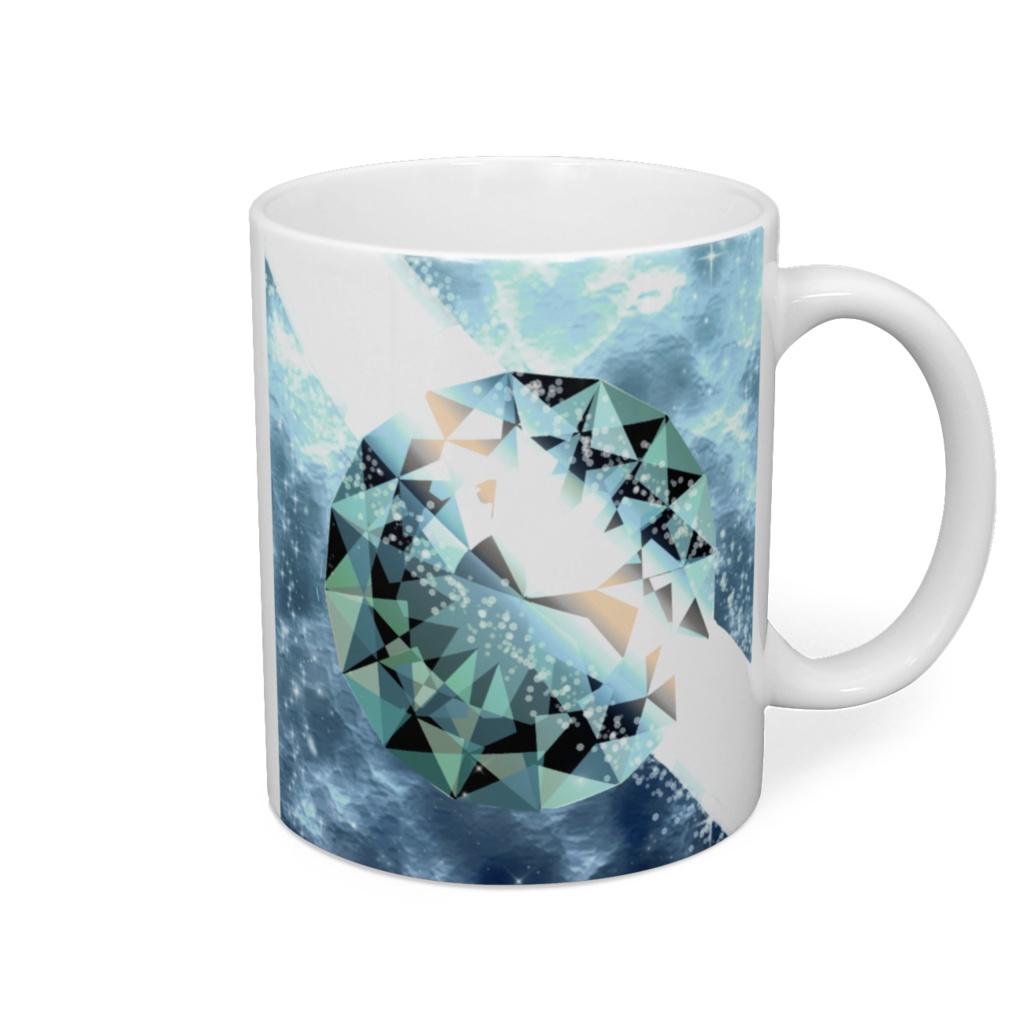 海に浮かぶダークカラー宝石