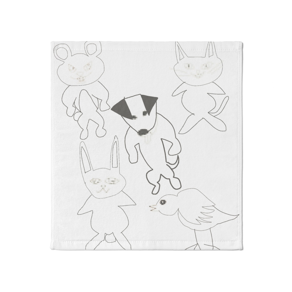 モザイク越しでも表情がわかる動物