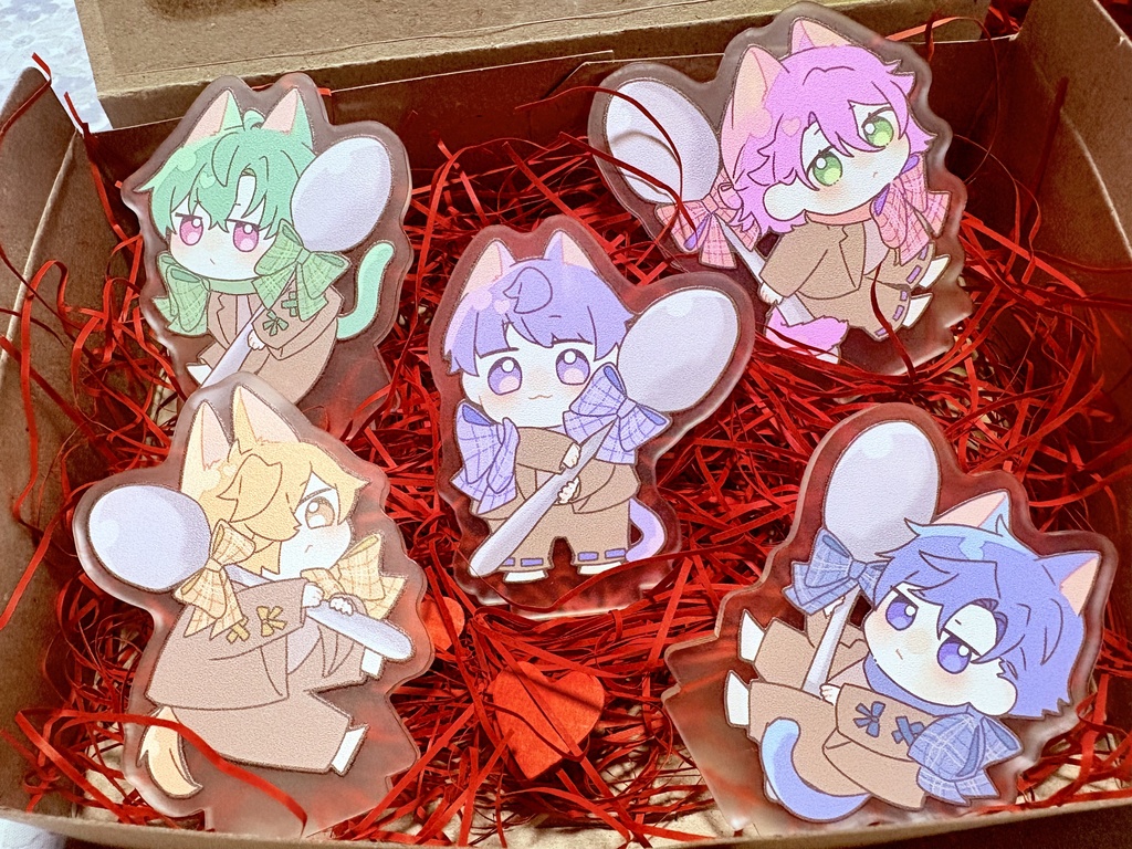 わんにゃんバレンタインアクスタセット