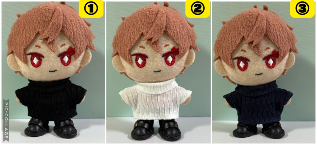 ハイネックニット【10cm ぬい服】