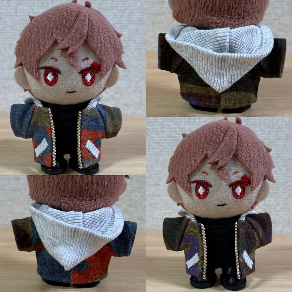 パーカージャケット 迷彩【10cm ぬい服】