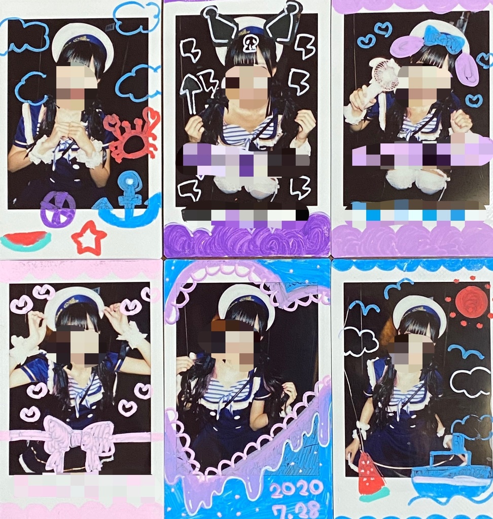 水着チェキ付チェキ5枚セット