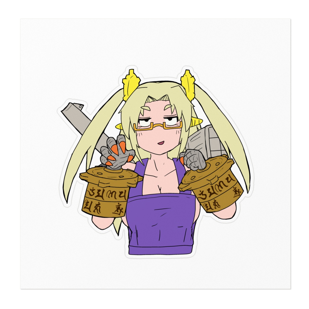 ニューマシーナリーとも子オシャレステッカー