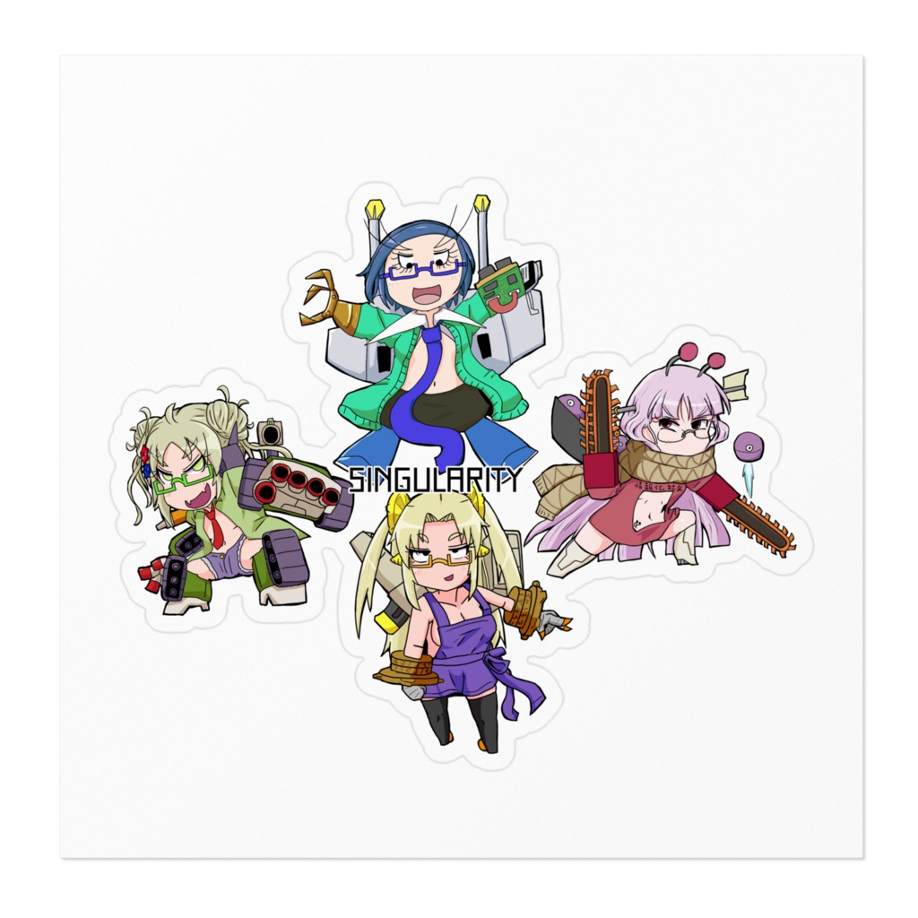 シンギュラリティキュートステッカー