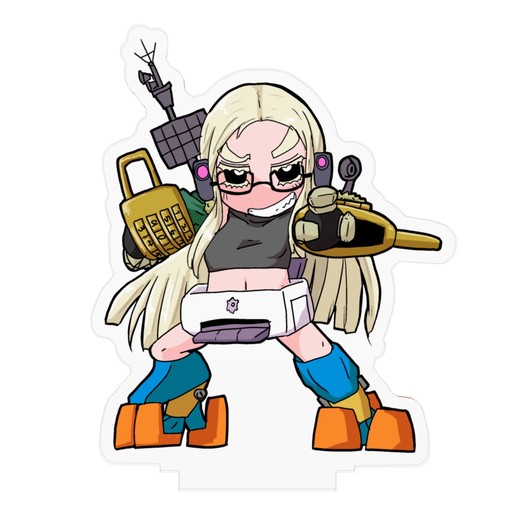 デフォルメエアバーストアクリルフィギュア