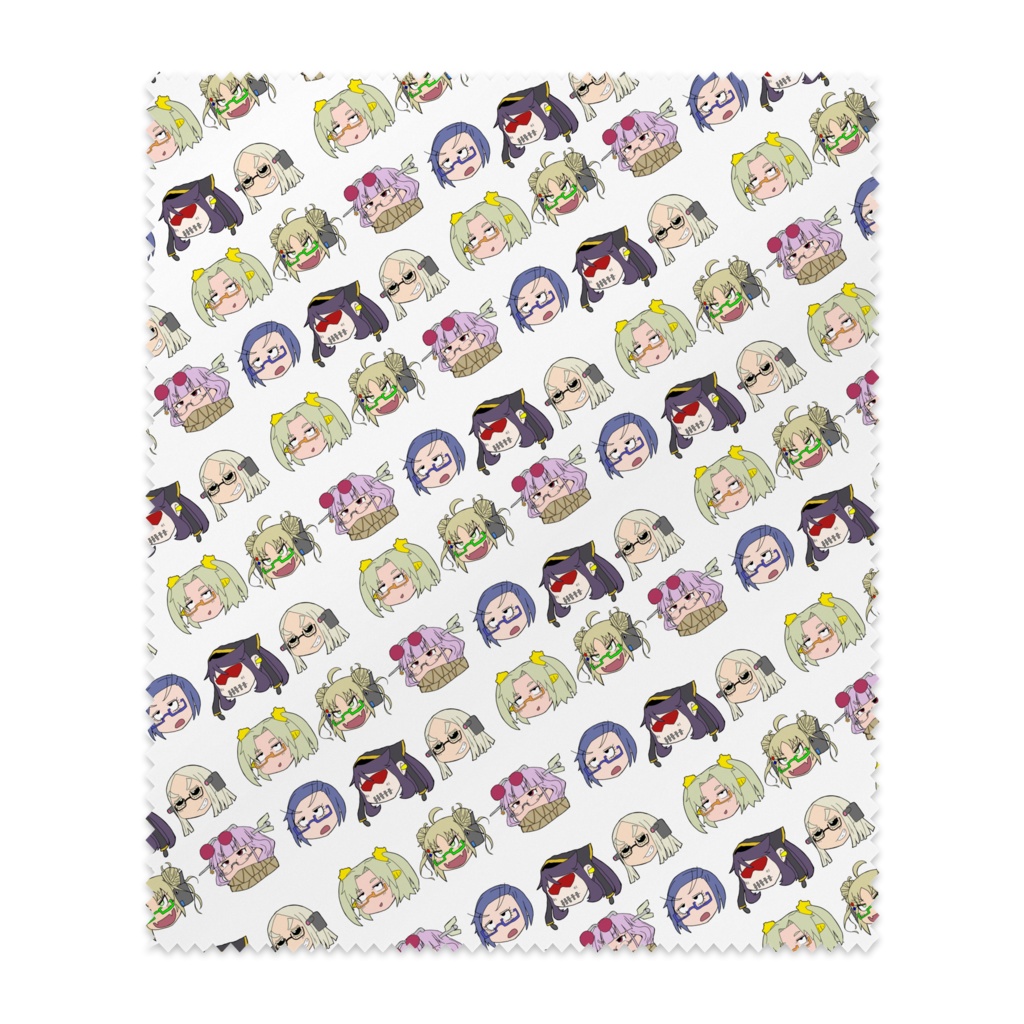 マシーナリーとも子ズラリめがね拭き