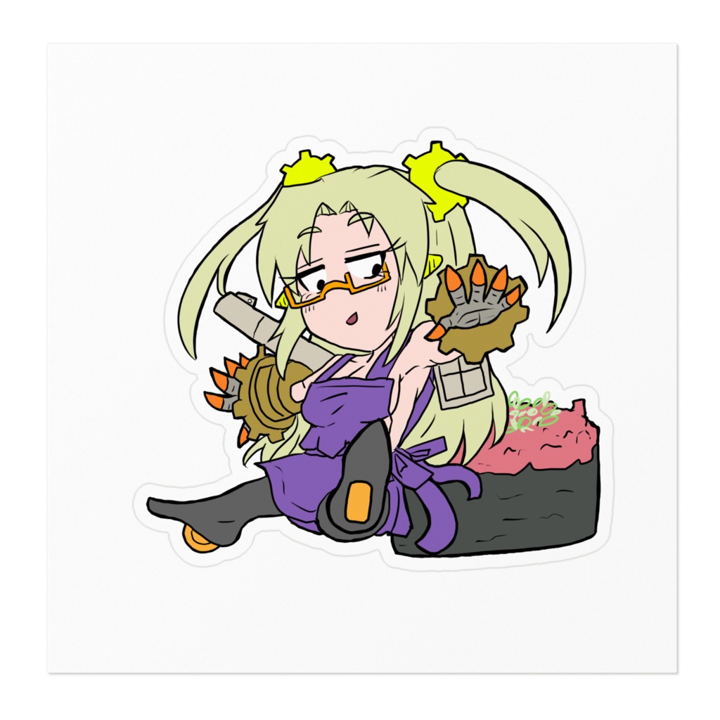 サイボーグたべものステッカー