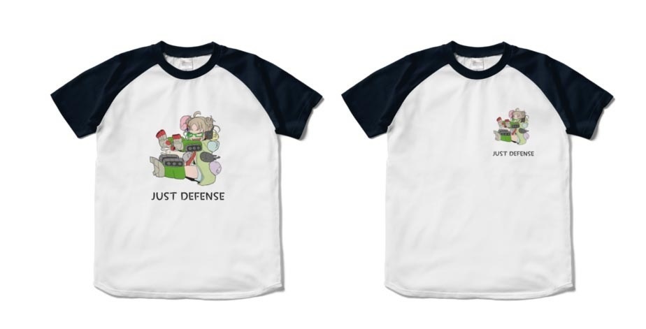ジャストディフェンスラグランTシャツ