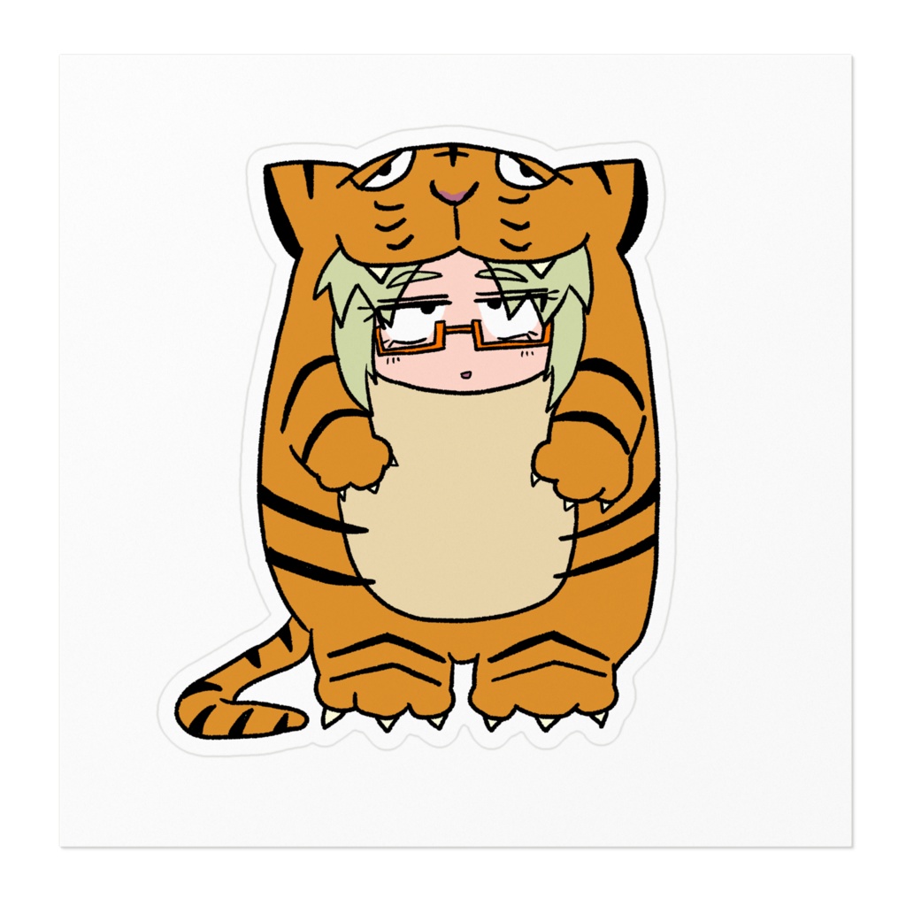 とらともちゃんステッカー