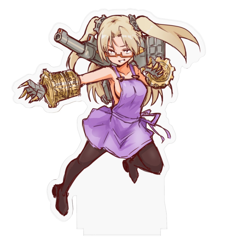 ハンバーガーとも子アクリルフィギュア