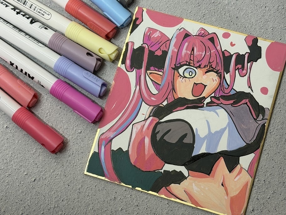 1/4色紙・C108アークナイツ