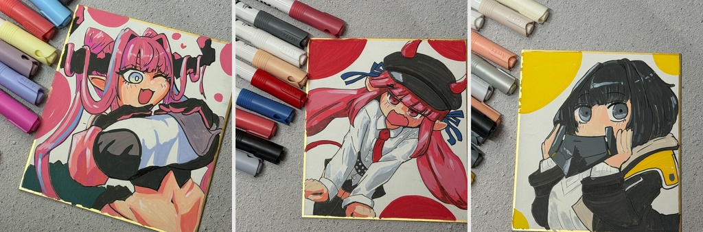 1/4色紙・C108アークナイツ