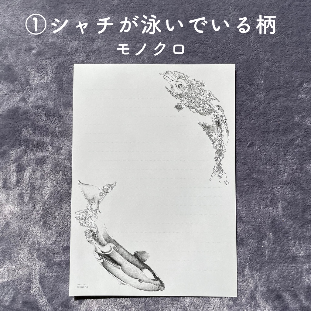 海と陸の便箋セット/B5