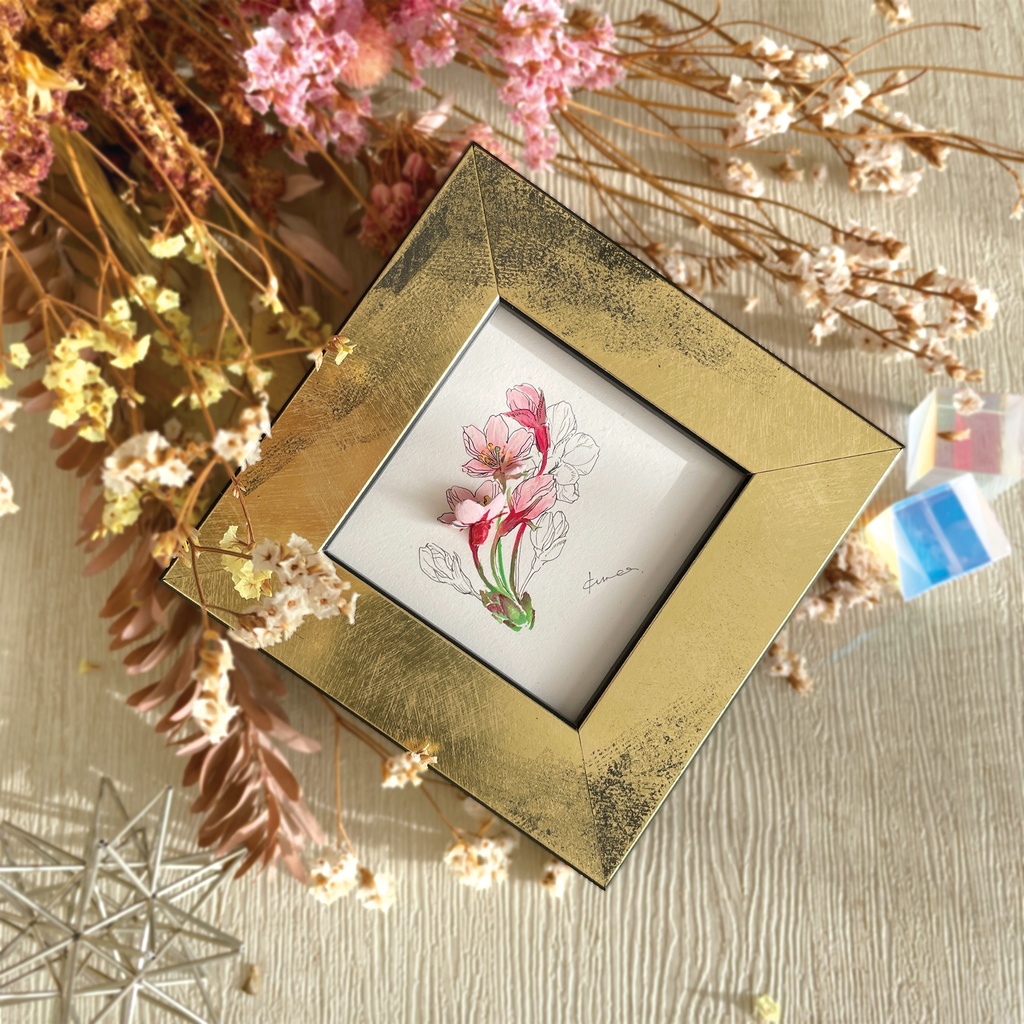 さくら/半立体原画