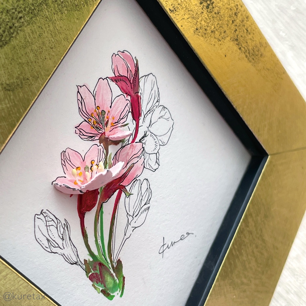 さくら/半立体原画