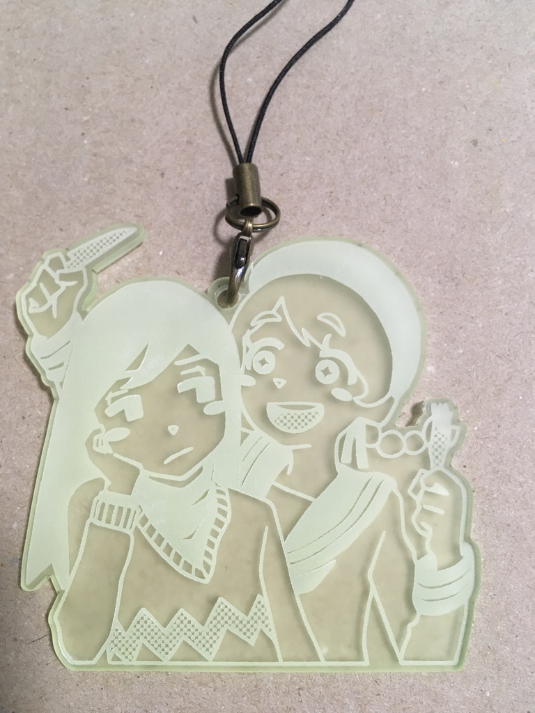 ghostpiaアクリルストラップ(小夜子・ヨル)